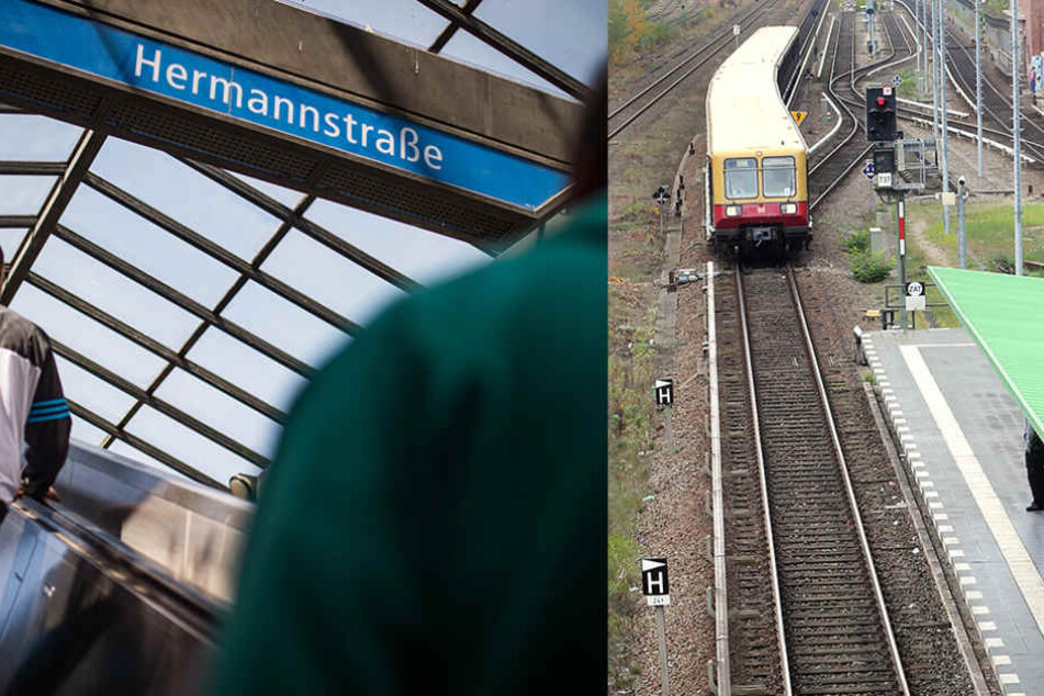 An der Hermannstraße hat ein Frau eine andere Frau vor eine einfahrende S-Bahn geschubst.