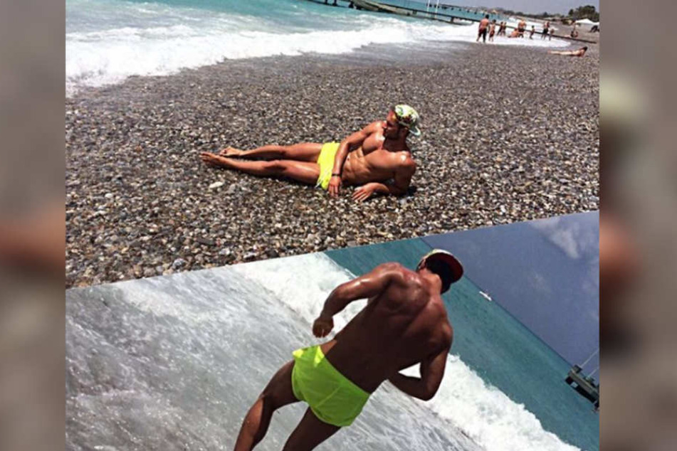 Auf Instagram zeigt Andi seinen durchtrainierten Body.