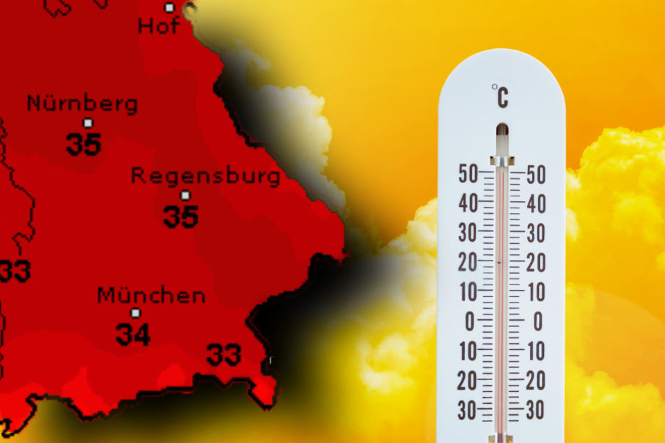 Es wird nächste Woche noch einmal richtig heiß in Bayern.