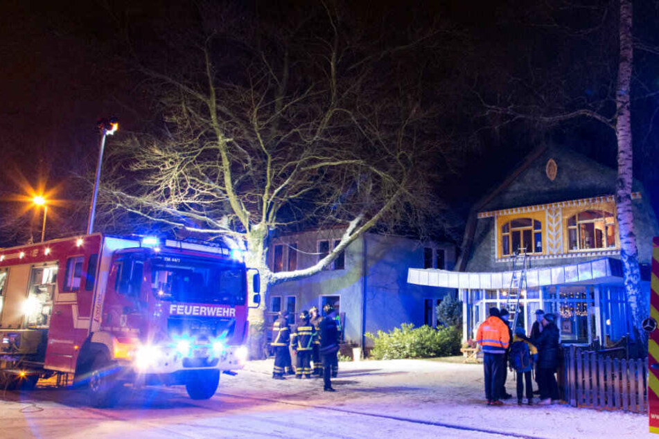 Die Familie konnte sich rechtzeitig in Sicherheit bringen.