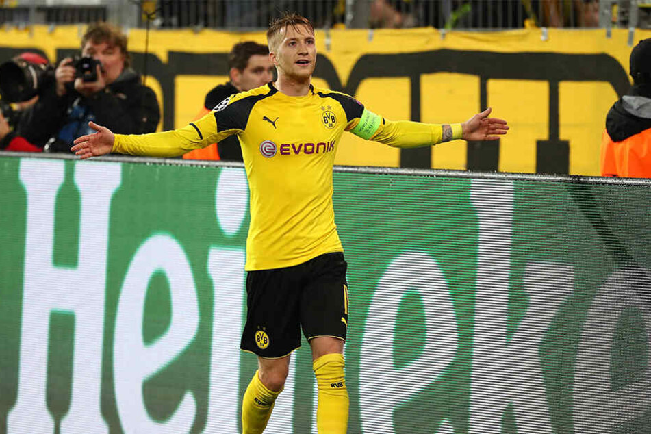 Er hatte allen Grund zur Freude. Marco Reus war der Spieler des Abends.