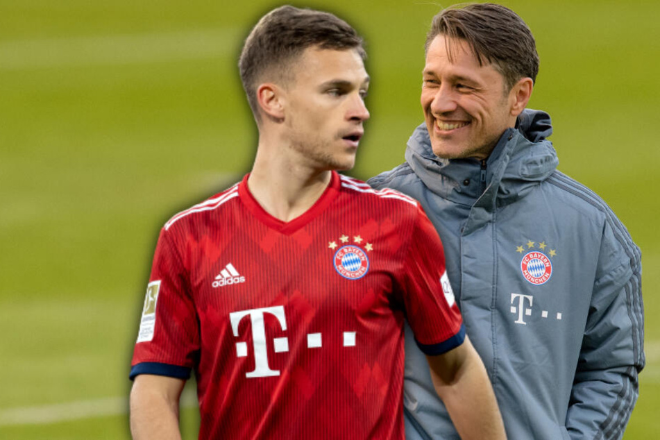 Kimmich hat seinen Trainer N. Kovac gegen Kritik an seinem Spielstil in Schutz genommen. (Bildmontage)