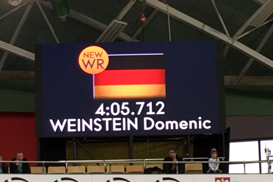 Die Anzeigetafel zeigte es an: Neuer Weltrekord. Doch die Freude darüber hielt nur kurz.