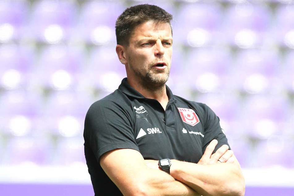 Torsten Ziegner, früher Trainer des FSV Zwickau, trainiert jetzt den Halleschen Fußballclub.