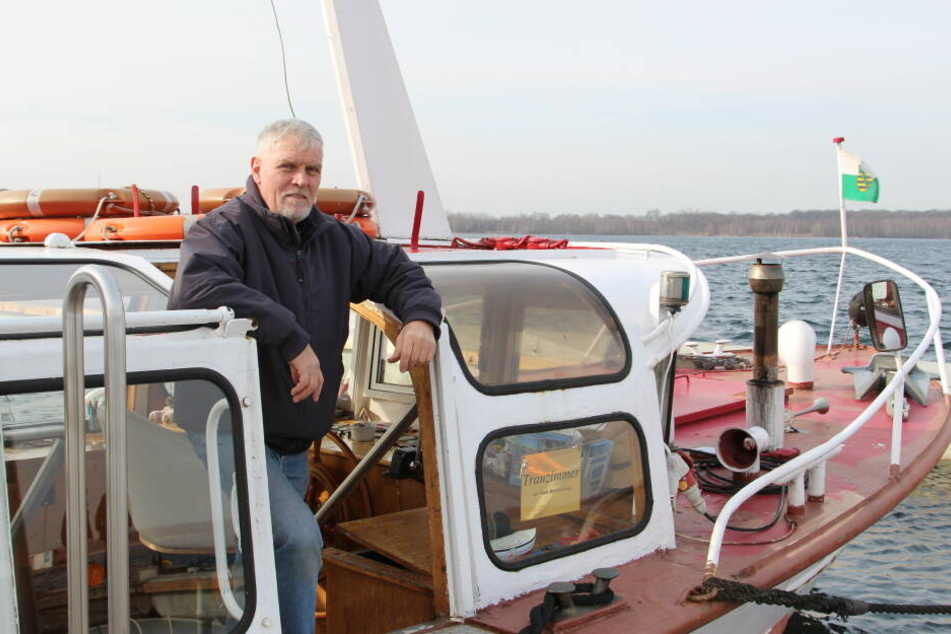 Findet keinen Nachfolger: Cospuden-Kapitän Frank Sporleder (65) muss sein Schiff wahrscheinlich verschrotten.