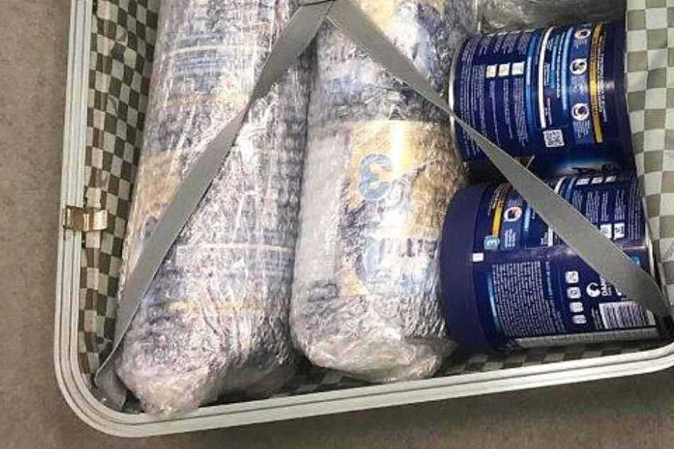 Das Kokain war in Milchpulver-Dosen verpackt.
