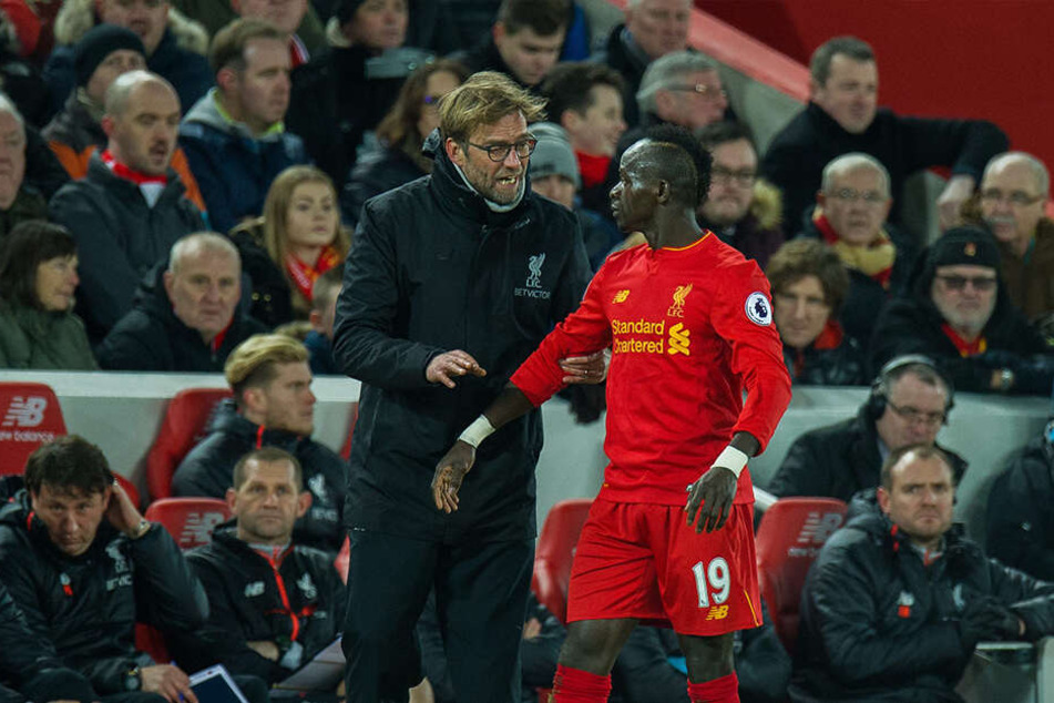 Sadio Mané (rechts) und Jürgen Klopp arbeiten in der Premier League erfolgreich zusammen.