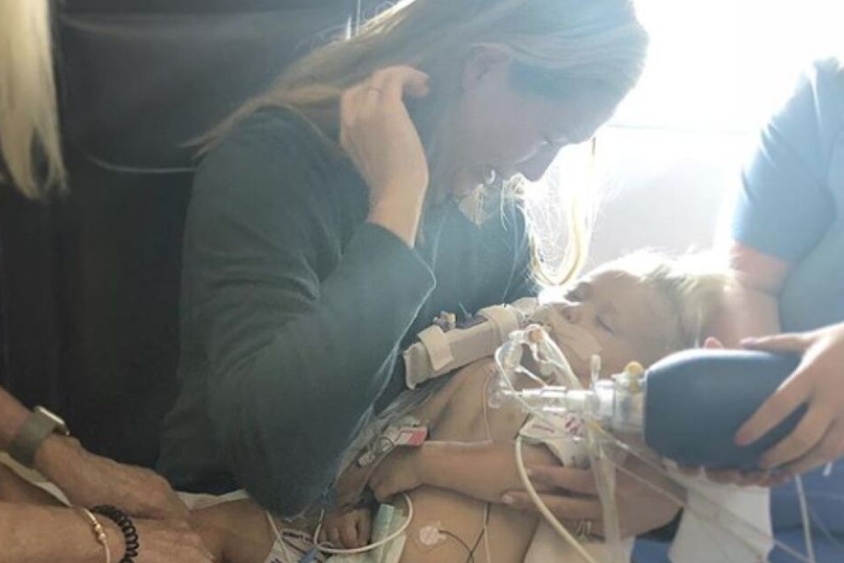Mit diesem Bild der bereits toten Emmy sorgte Morgan Miller für Wirbel.