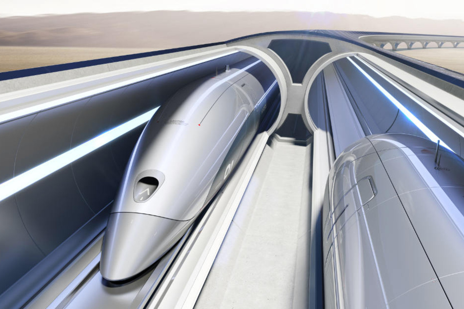 Wie bei der Bahn soll es beim Hyperloop zwei Röhren mit Verkehr in je eine Richtung geben.