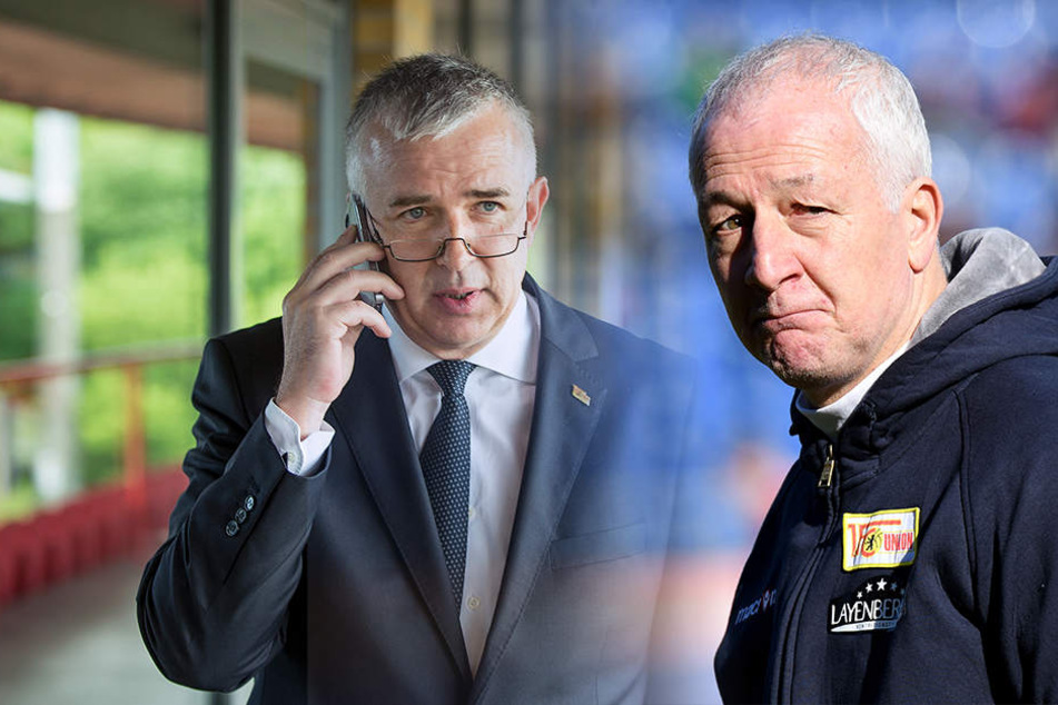 Die Zukunft von Unions Trainer André Hofschneider ist nach Aussagen von Präsident Dirk Zingler offen.