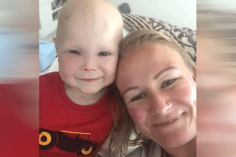 Harri verlor während der Chemotherapie seine Haare.