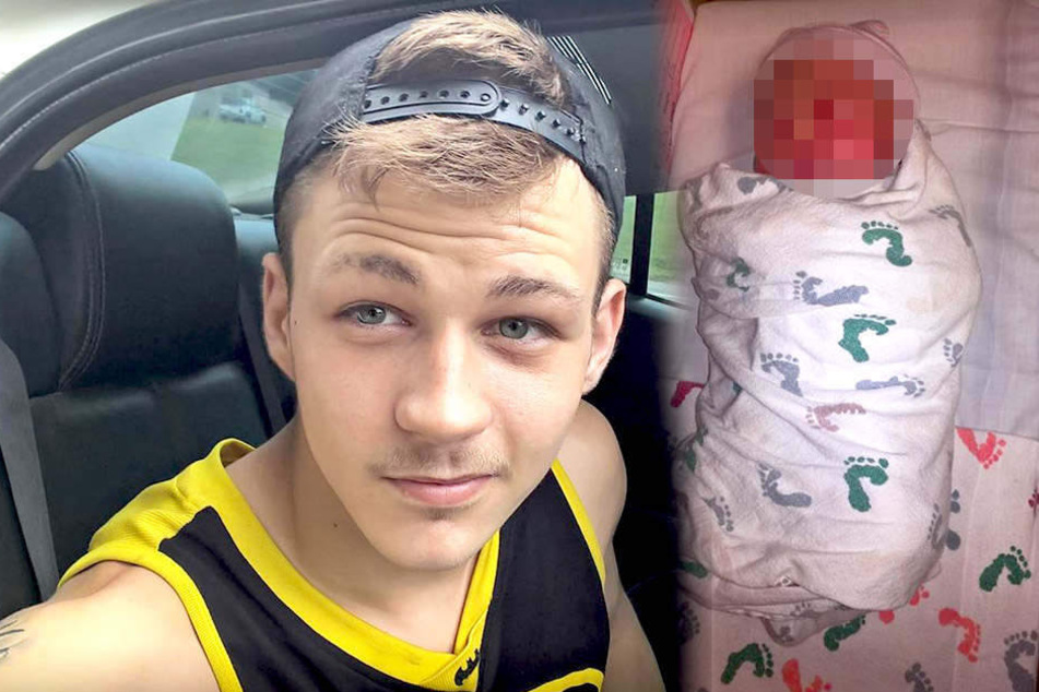 Tyler Buchanan (19, links) hat das Leben seiner Tochter Paisley (2 Monate) auf dem Gewissen.