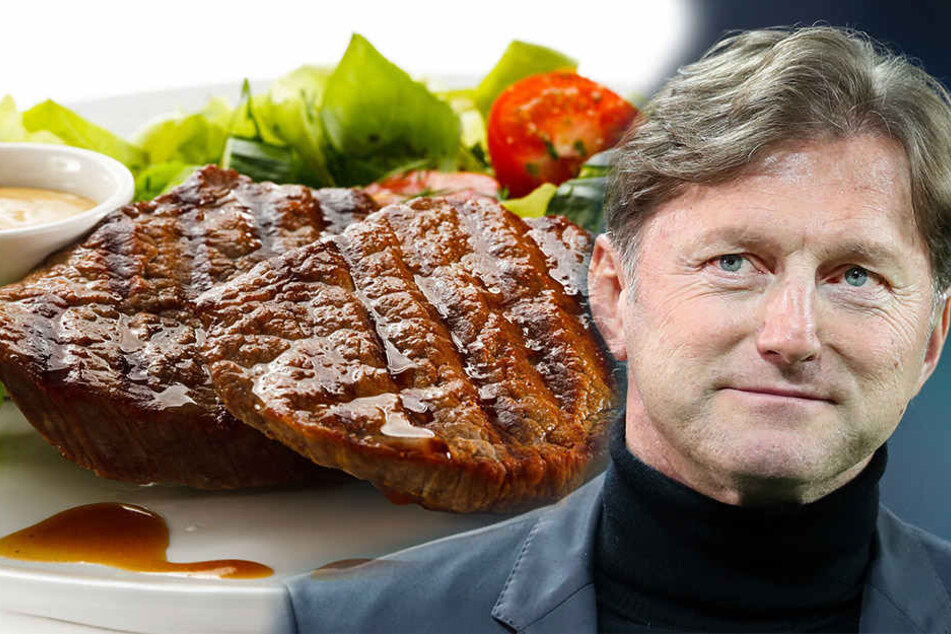 Ob sich Trainer Ralph Hasenhüttl (50) ein saftiges Steak gönnen wird?