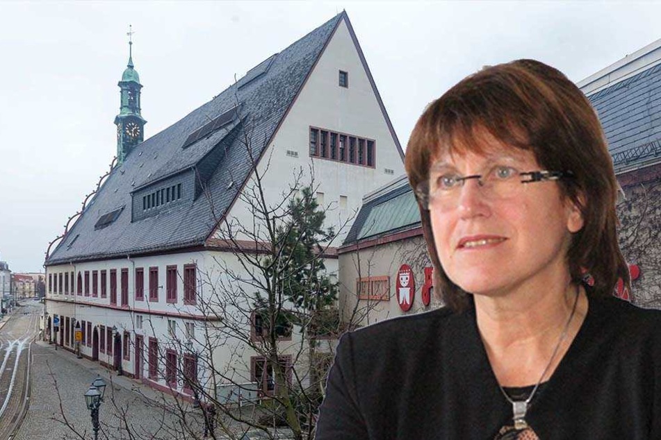 OB Pia Findeiß (60, SPD) zog am Donnerstag Bilanz. Im neuen Jahr will sie unter anderem ins Gewandhaus (l.) investieren.