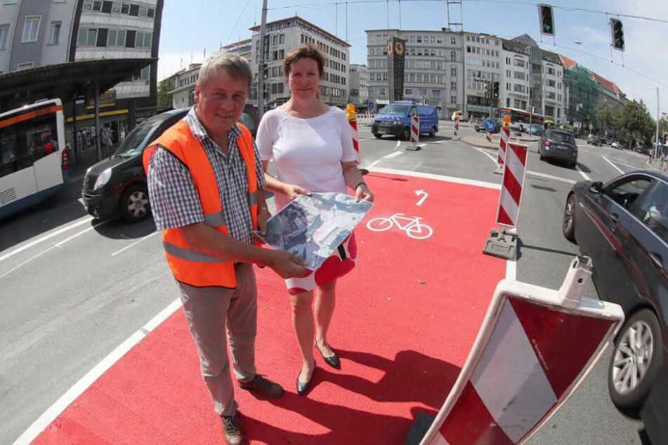 Radfahrer dürfen künftig links auf den Niederwall abbiegen.