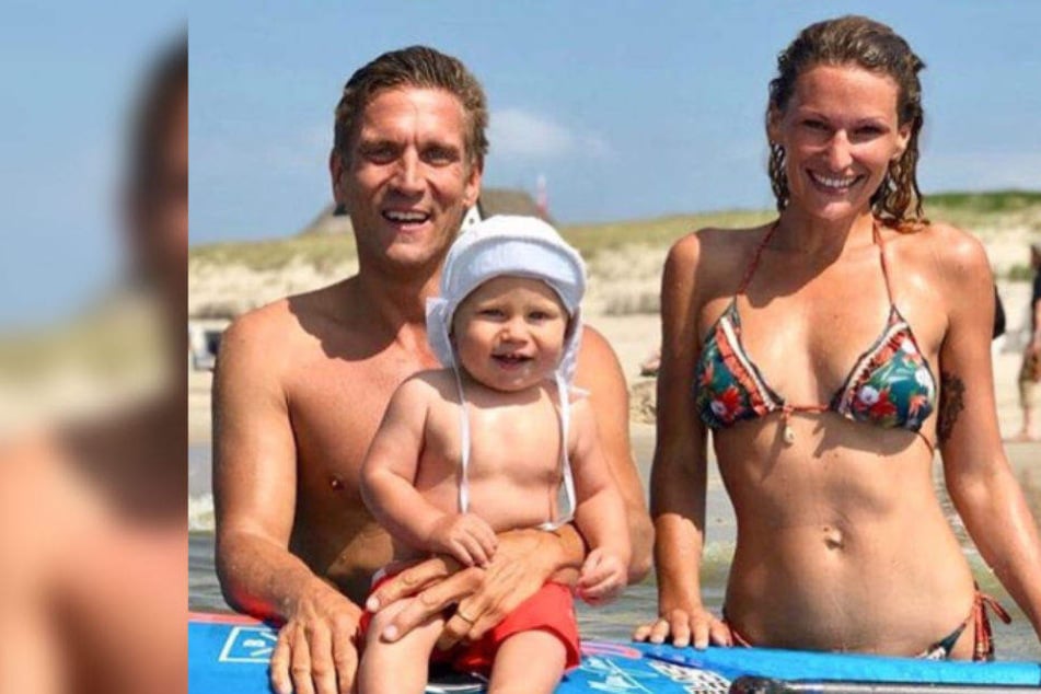 Janni Hönscheid, Peer Kusmagk und Sohn Emil-Ocean haben ein neues Zuhause.