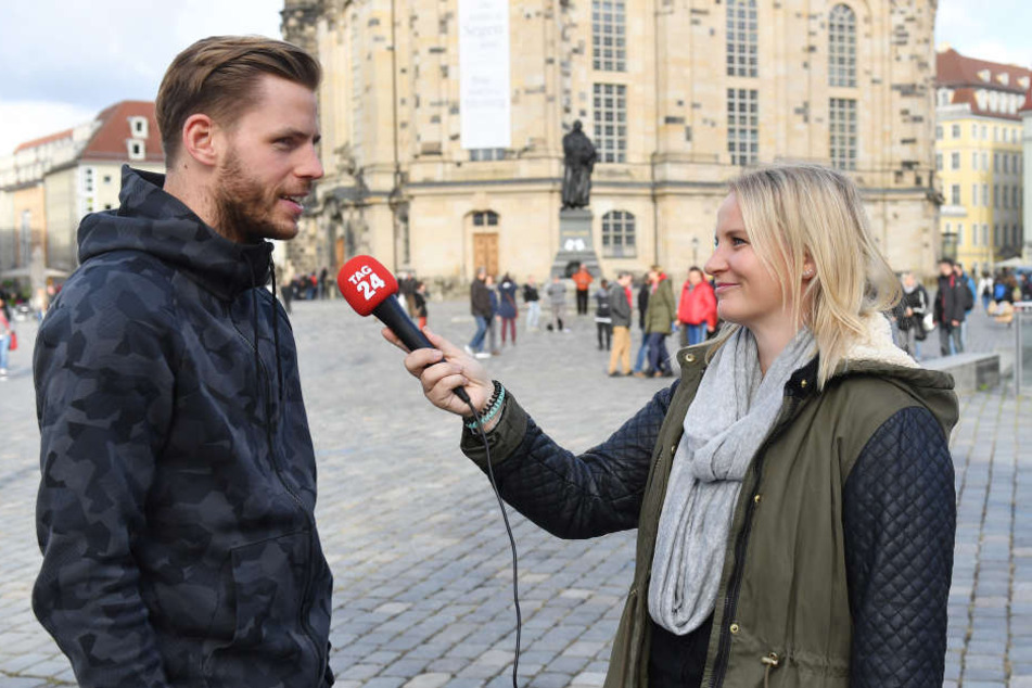 Justin Eilers im Interview mit TAG24-Reporterin Tina Hofmann.