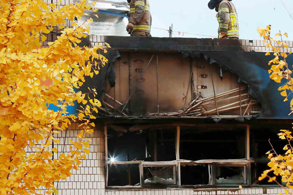 Das Feuer riss viele Bewohner aus dem Schlaf.