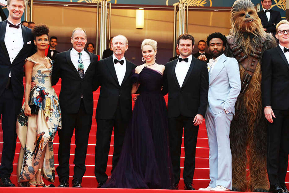 Cast & Crew bei der Premiere von "Solo" auf dem Filmfestival von Cannes.