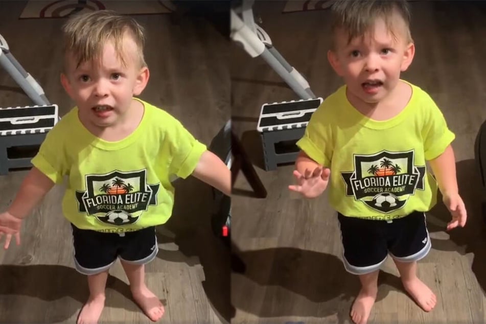 Alexander (2) verstand die Welt nicht mehr.