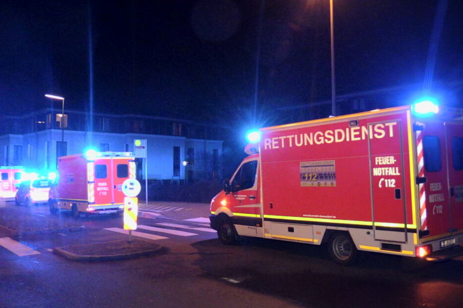 Sanitäter mussten sich um die Studenten kümmern.