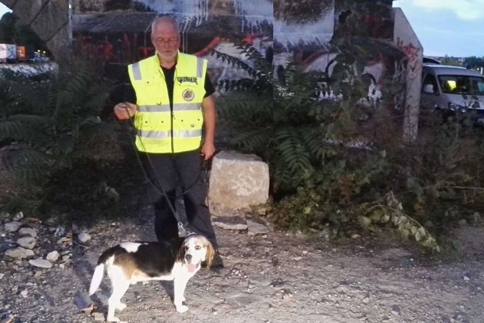 Unter einem Pfeiler der Marienbrücke wurde eine Tüte mit verdächtigem Inhalt gefunden.
