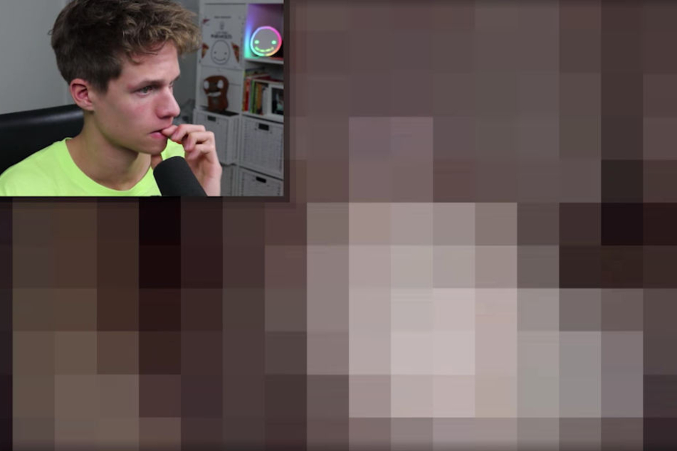 Bereits der erste Chat-Partner hielt Luca seinen erigierten Penis vor die Linse.