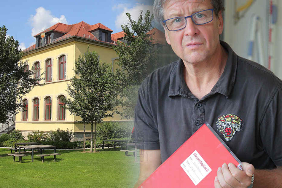 Vize-Schulleiter Manfred Pietzner (55) verwaltet den Notstand, unterrichtet, plant, betreut. Feierabend macht er oft gegen 20 Uhr.