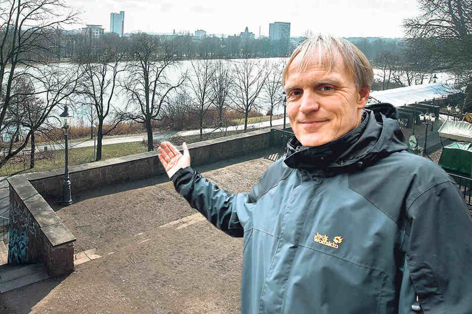 Grünen-Stadtrat Bernhard Herrmann (51) weiß: "Kreatives Denken ist wichtig, da darf es keine Schranken geben."