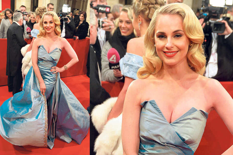 Beim Wiener Opernball stand Silvia Schneider (35) allein im Rampenlicht.