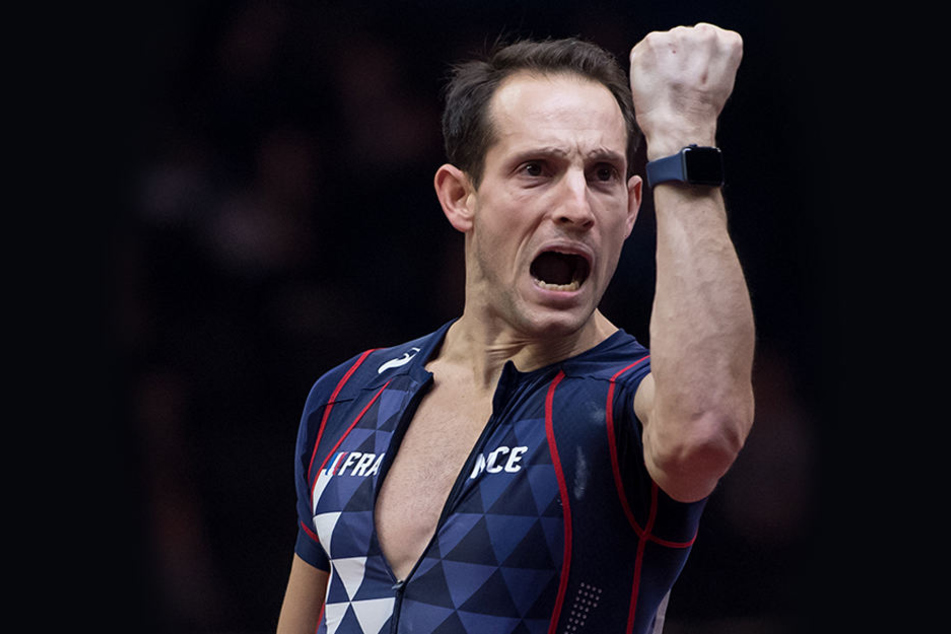 Renauld Lavillenie hält nun auch den Rekord für den verrücktesten Stabhochsprung.