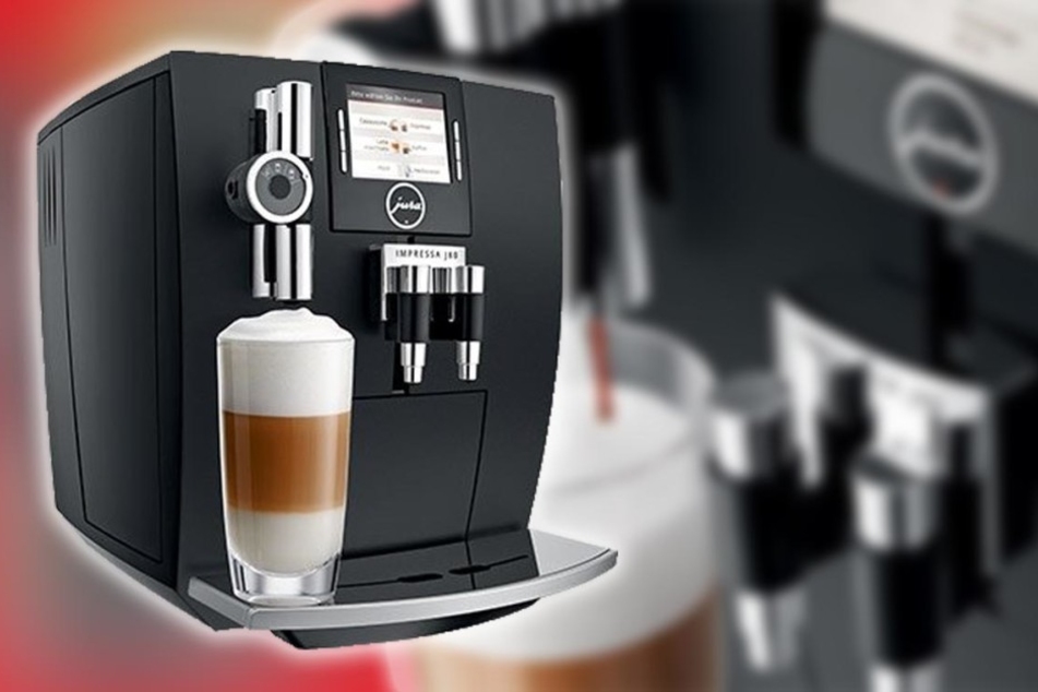 Der Kaffeevollautomat von Jura zaubert den perfekten Milchschaum.