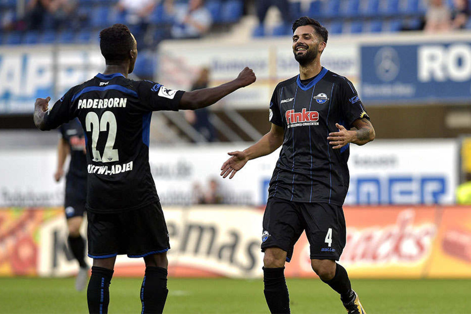 Torschützen unter sich: Wassey (r.) und Antwi-Adjej machten den SCP-Sieg perfekt.