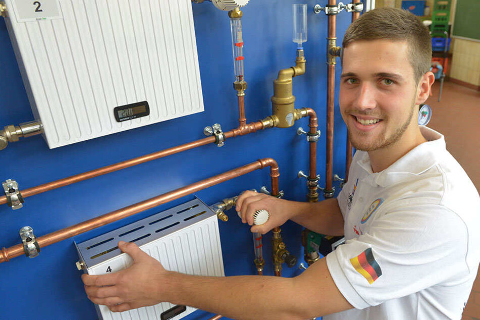 Ehrgeizig: Lukas Heym fliegt zur Handwerkerweltmeisterschaft "World Skills" 2017 in Dubai.