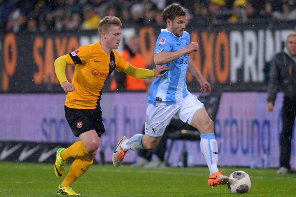 Zuletzt in Deutschland spielte Volz (re.) bei 1860 München.