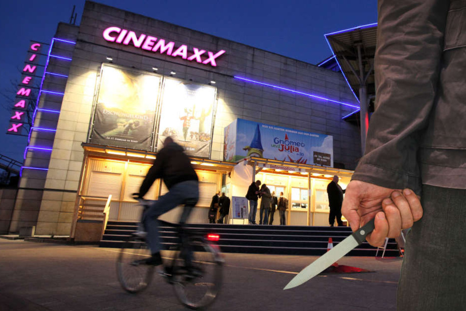 Der Streit vor einem Kino in Offenbach eskalierte. (Fotomontage/Symbolbild)