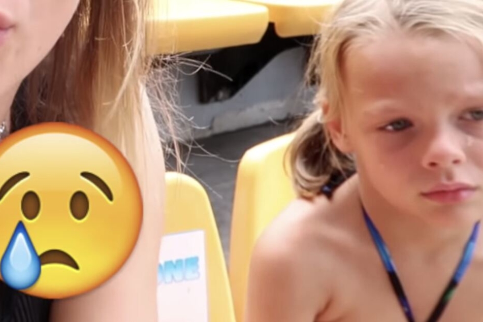 In ihrem YouTube-Video zeigt Anne ihre weinende Tochter Miley (6).