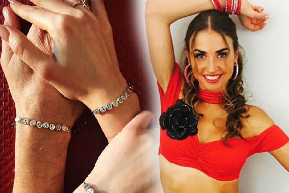 Für den Tanzpartner von Ekaterina Leonova (30) gab es ein süßes Armband.