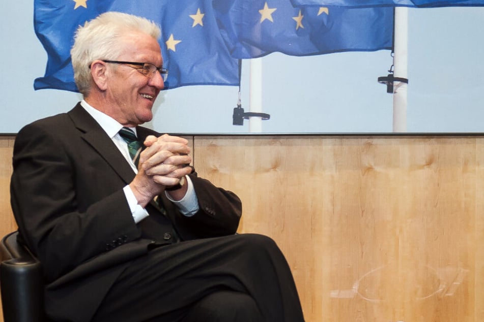 Ministerpräsident Winfried Kretschmann in Brüssel.