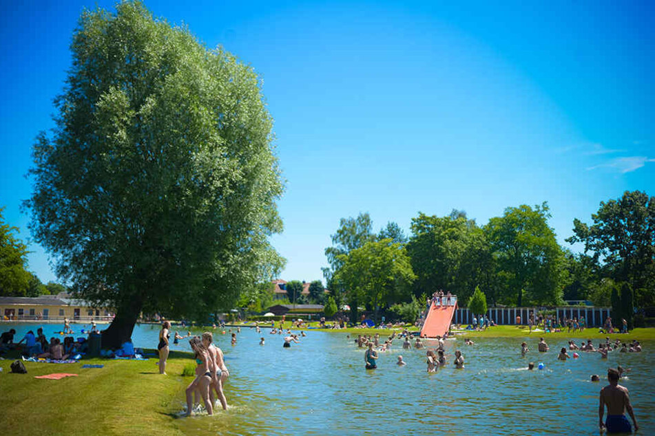 Im Naturbad Mockritz darf weiter geplanscht werden.