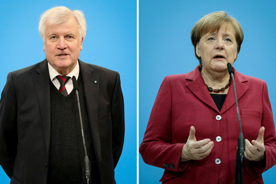 Horst Seehofer (CSU) und Angela Merkel (CDU).