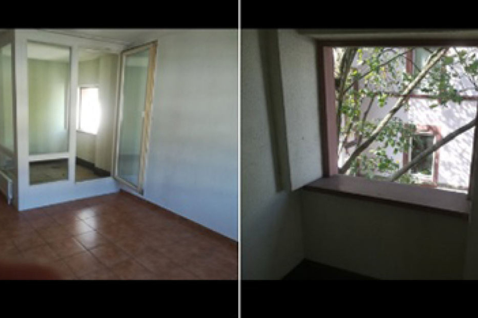 Eine Wohnung mit einem "Innen-Balkon". Wie ksoll man da widerstehen?