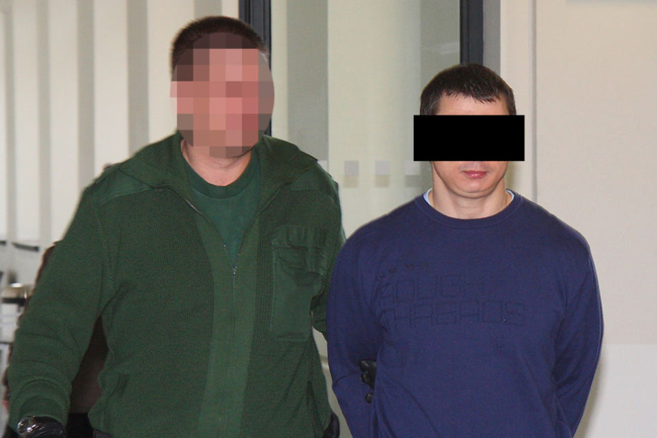 Mirko S. (†39, rechts) wurde 2009 im Landgericht zu lebenslanger Haft verurteilt.