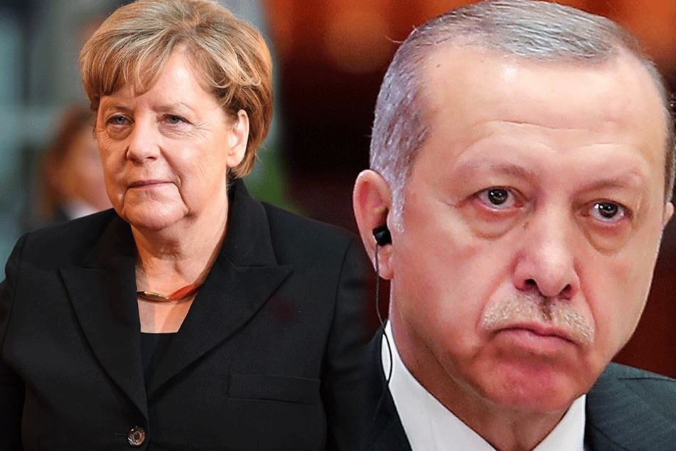 Schon länger angespannt: Die Beziehungen zwischen Angela Merkel (62, CDU) und Recep Tayyip Erdogan (63, AKP).
