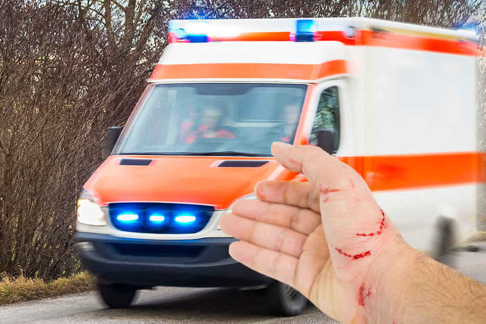 Der Mann biss den Polizisten in den Finger. (Symbolbild)