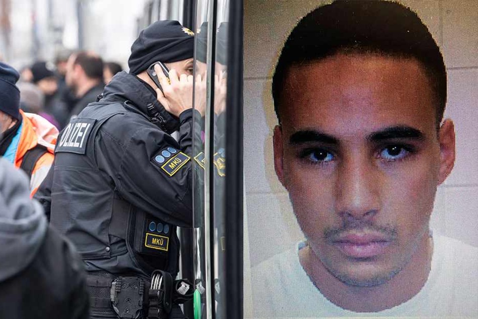 Mit diesem Foto (re.) wird nach dem mutmaßlichen Täter gefahndet.