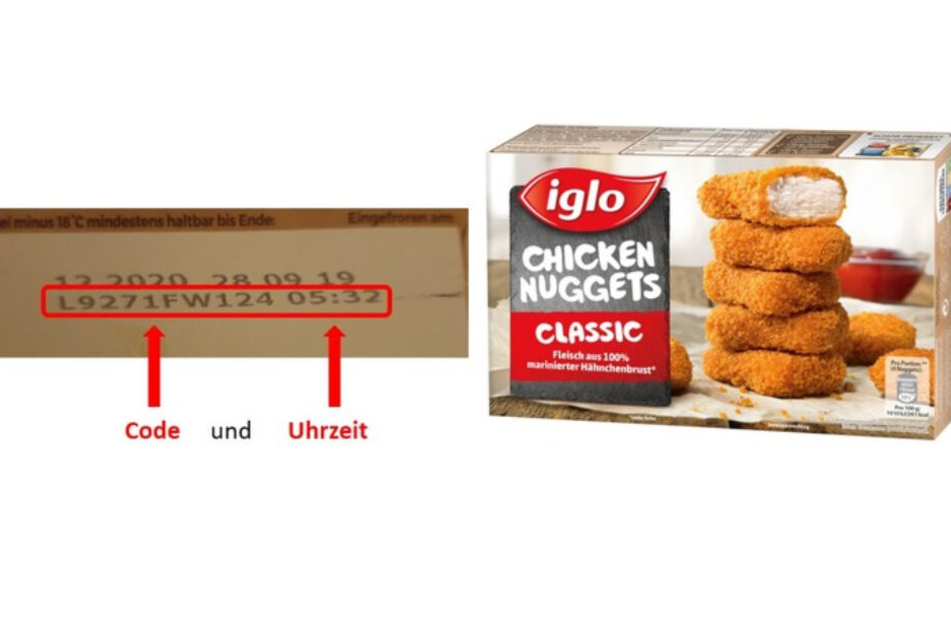 iglo ruft "Chicken Nuggets Classic" zurück.