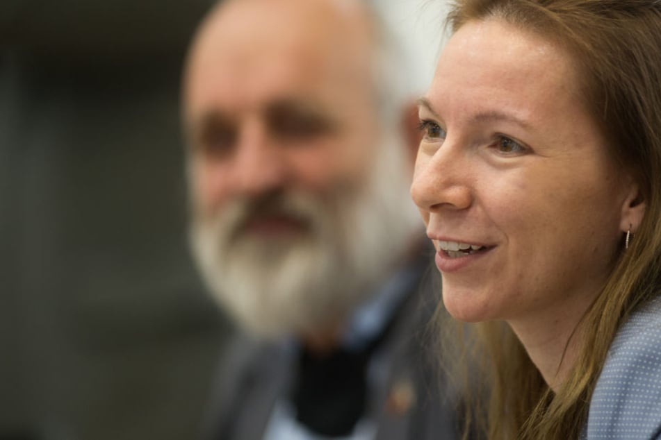 Sarah Sauermann während einer Plenarsitzung im September 2017.