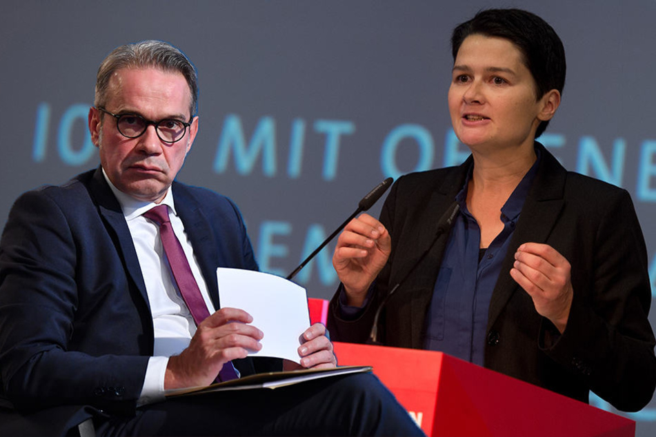 Die SPD-Politiker Georg Maier und Daniela Kolbe (v.l.) fordern, dass die SPD ostdeutsche Themen mehr in den Fokus rückt.
