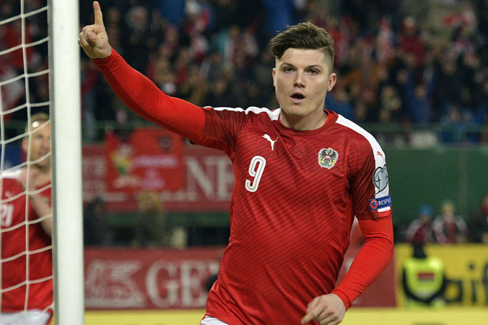 Auch Marcel Sabitzer (23) konnte sich über ein Tor für Österreich freuen.